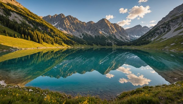 Lac d'allos hautes-alpes : site naturel d'altitude avec le camping les 2 soleils